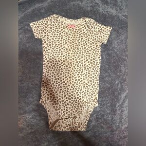 Leopard Print Baby Onesie